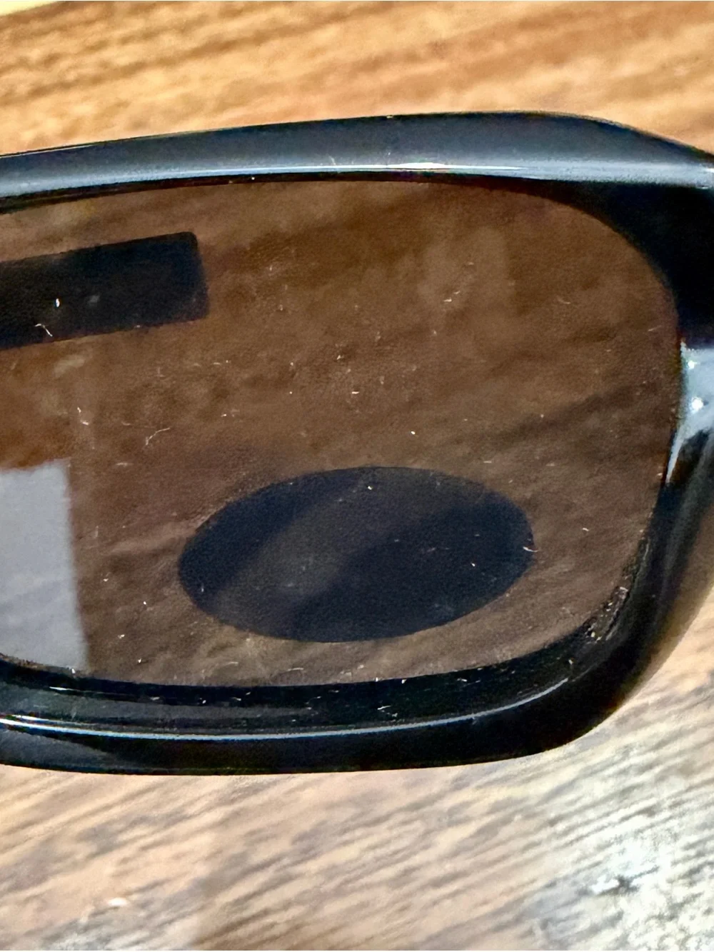 ZARA Men's Rectangular Acetate Polarized Sunglasses Black NWT